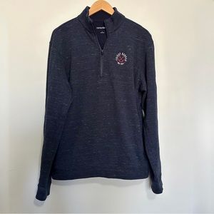 Camp David Friday Harbor Washington 1/4 Zip Pullover Sweater Men's Size Large